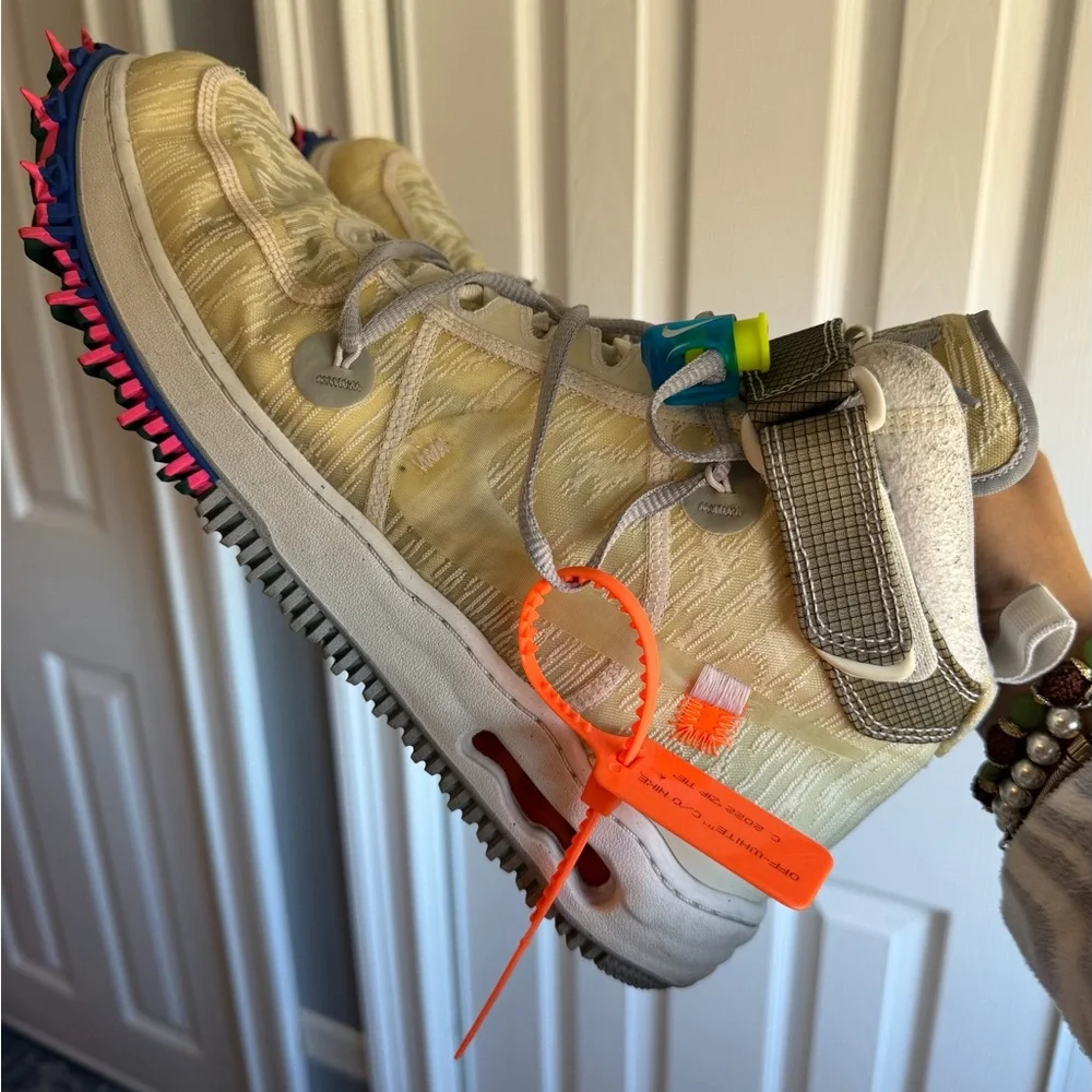 Off-White Air Force 1 Mide White Color Men’s Size: 13